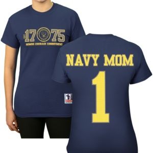 Battlefield Collection Women's Navy Mom T-Shirt